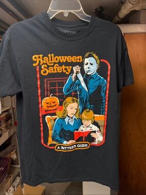 Halloween Graphic Tee - Black